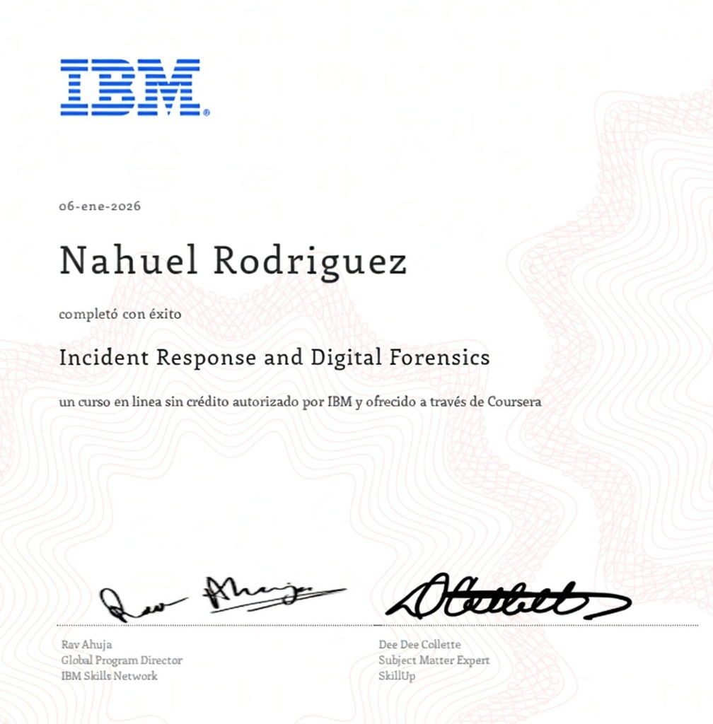 Certificado 3 de IBM Skills Network